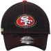 Men's San Francisco 49ers New Era Black Crux Line Neo 39THIRTY Hat 2111228